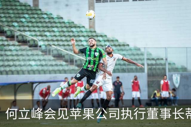 何立峰会见苹果公司执行董事长蒂姆·库克