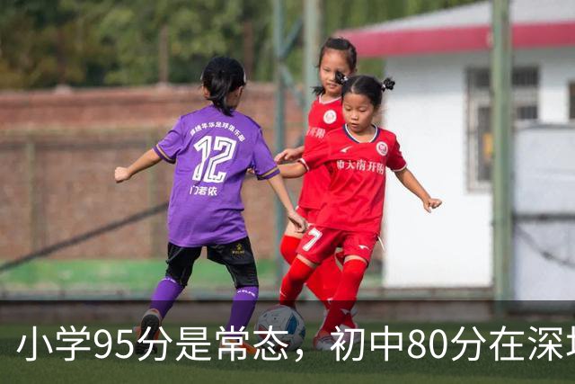 小学95分是常态，初中80分在深圳已经踩线了
